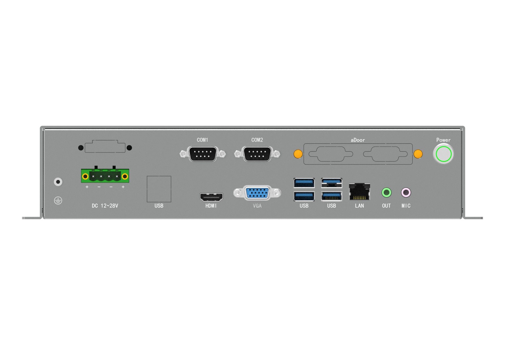 阿普奇 ABOX-H300DA1 | 國產化工控機/嵌入式工控機/海光C86-4G系列CPU